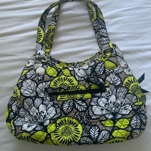 Vera Bradley citron pattern handbag